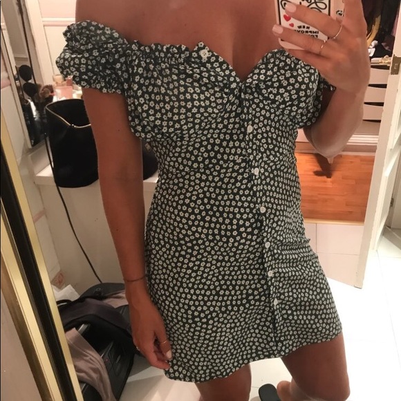 5⭐️ FAV BESTSELLER NEW With Jean Style Green Dress - Picture 2 of 7